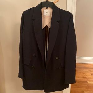 Wilfred oversized black blazer